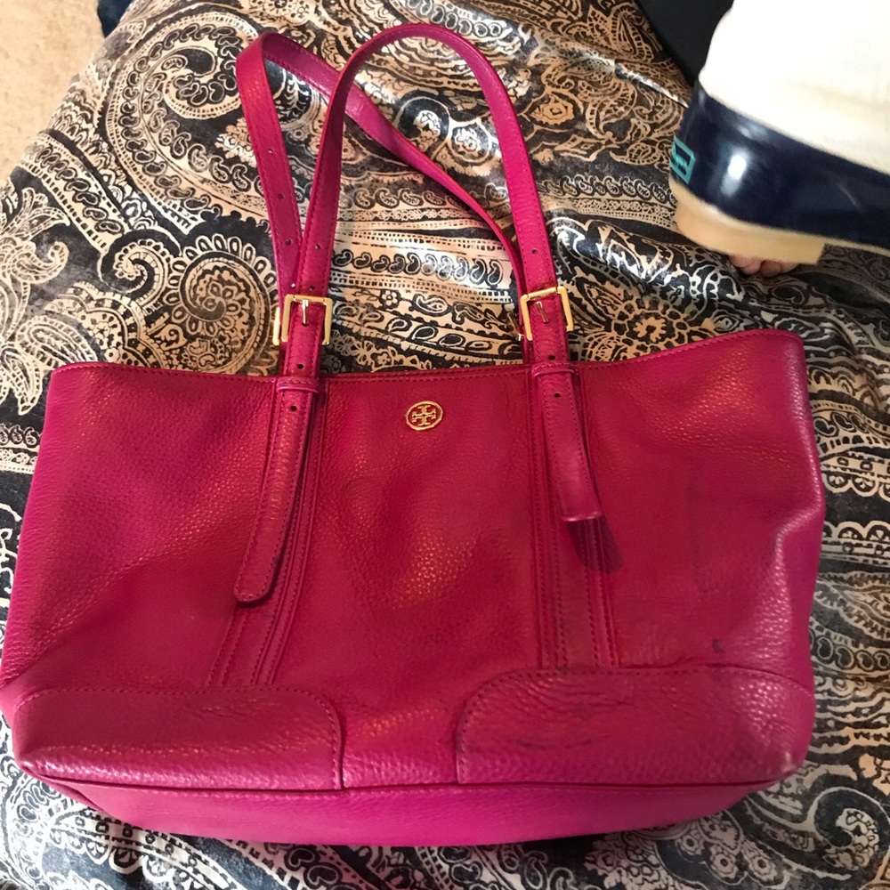 Muted Bright pink (fuchsia) Tory Burch Purse